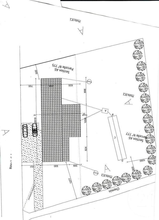 terrain à vendre - 2062.0 m2 - SARLAT LA CANEDA - 24 - AQUITAINE - Century 21 Patrimoine 24